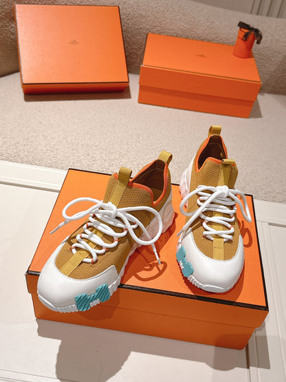 Hermès Classic Couple's Casual Sneakers