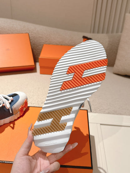 Hermès Classic Couple's Casual Sneakers