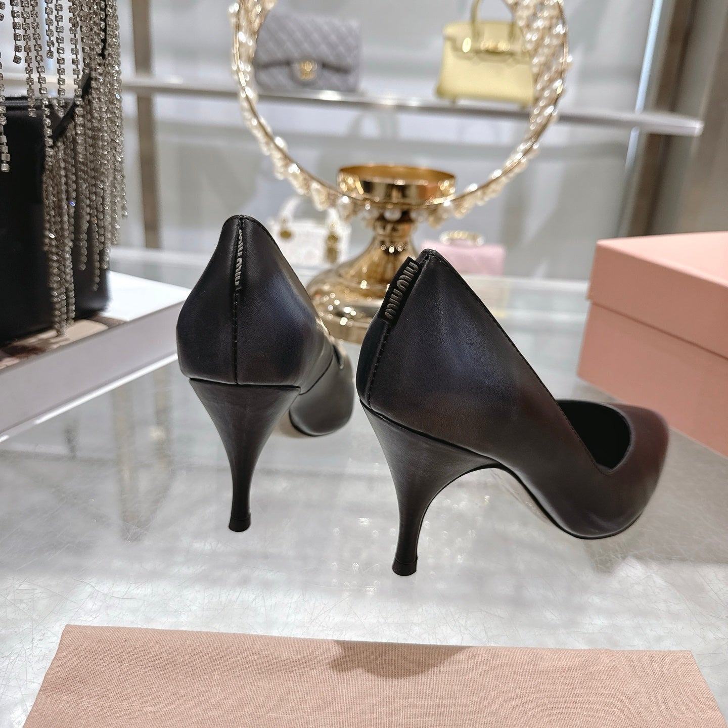 Miu Miu Pointed Toe Classic Pumps – Spring 2026 Collection
