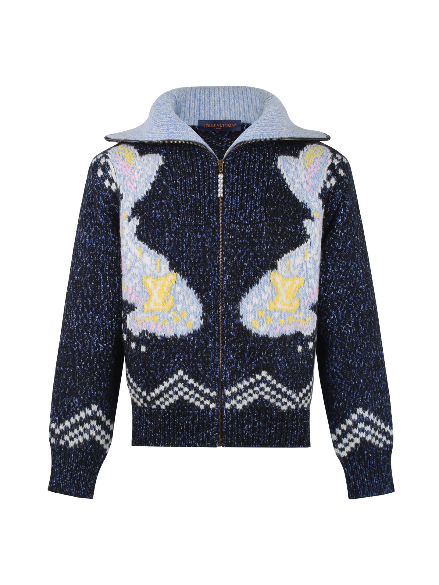 Louis Vuitton Mohair Knit Zipper Cardigan – 25SS