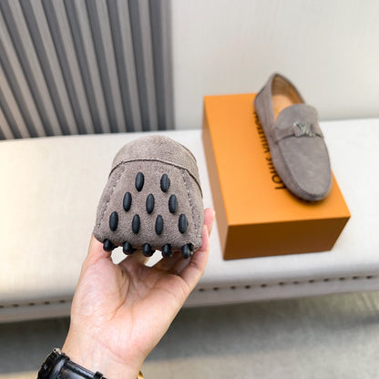 Louis Vuitton Pebbled Leather Driving Shoes