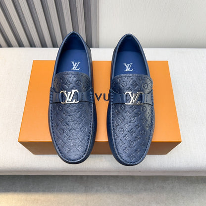 Louis Vuitton Pebbled Leather Driving Shoes