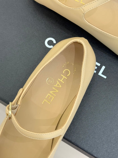 Chanel Rhinestone Double C Mary Jane Flats – 25K Collection
