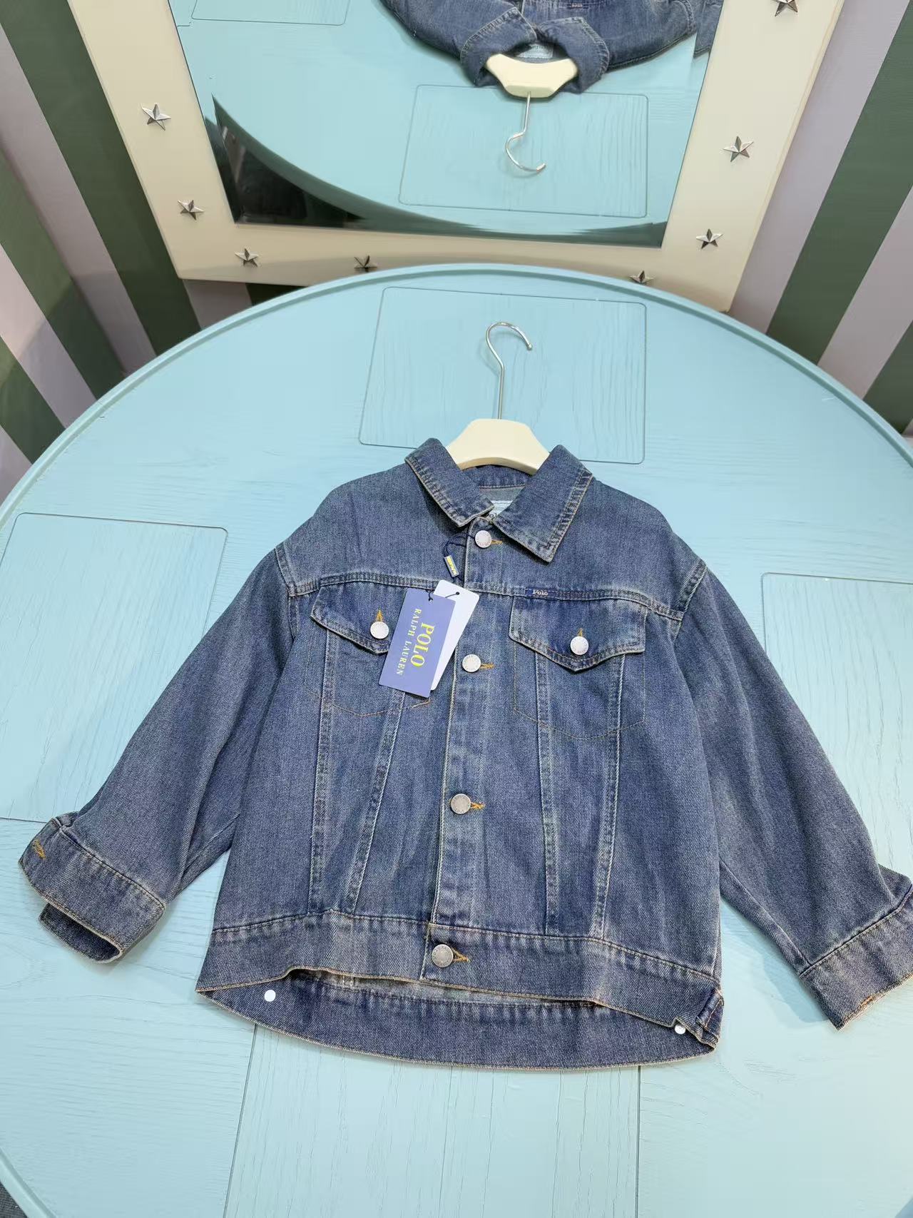 Ralph Lauren Kids Denim Shirt Jacket – 2025SS Collection
