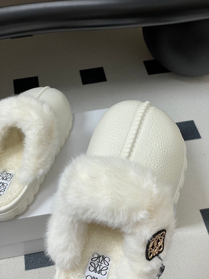 Loewe Wool Thick-Sole Mules – 25SS