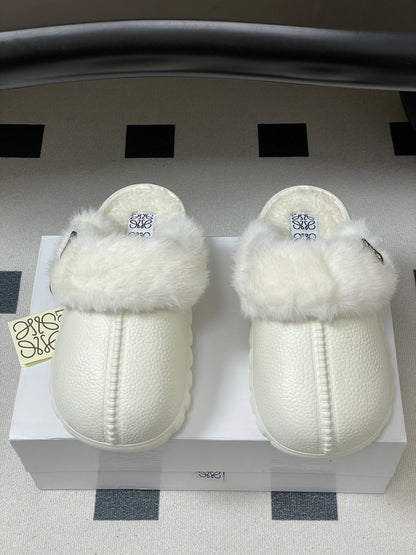 Loewe Wool Thick-Sole Mules – 25SS