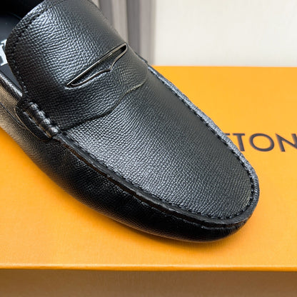 Louis Vuitton Pebbled Leather Driving Shoes