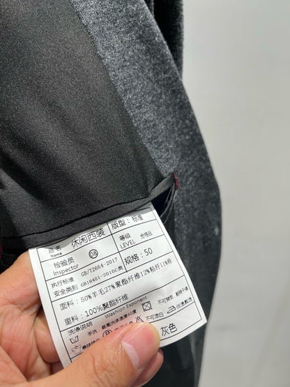 Zegna Men's Wool Houndstooth Blazer – 2025FW