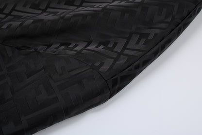 Fendi Stand-Collar Nylon Bomber Jacket