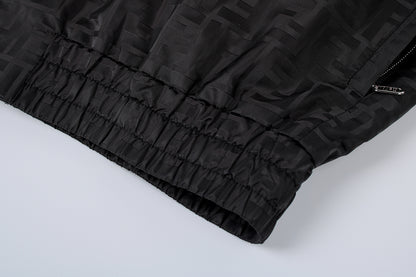 Fendi Stand-Collar Nylon Bomber Jacket