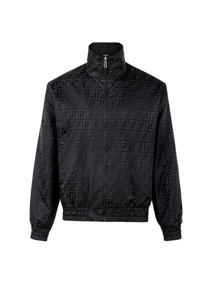 Fendi Stand-Collar Nylon Bomber Jacket