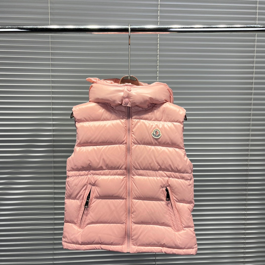 Moncler Ania Fitted Down Vest – Kids Collection – 2025