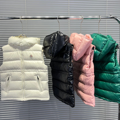 Moncler Ania Fitted Down Vest – Kids Collection – 2025