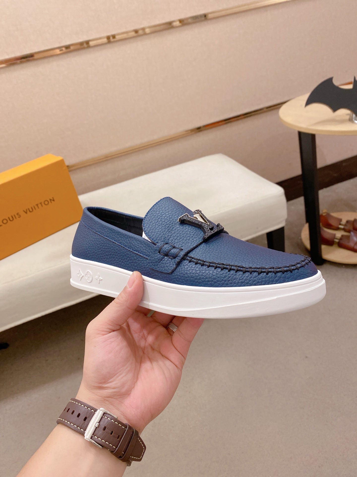 Louis Vuitton New Release Luxury Leather Loafers