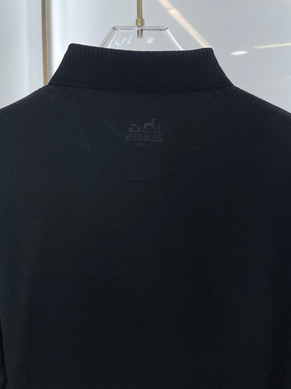 Hermès Men's Casual Long Sleeve Polo Shirt