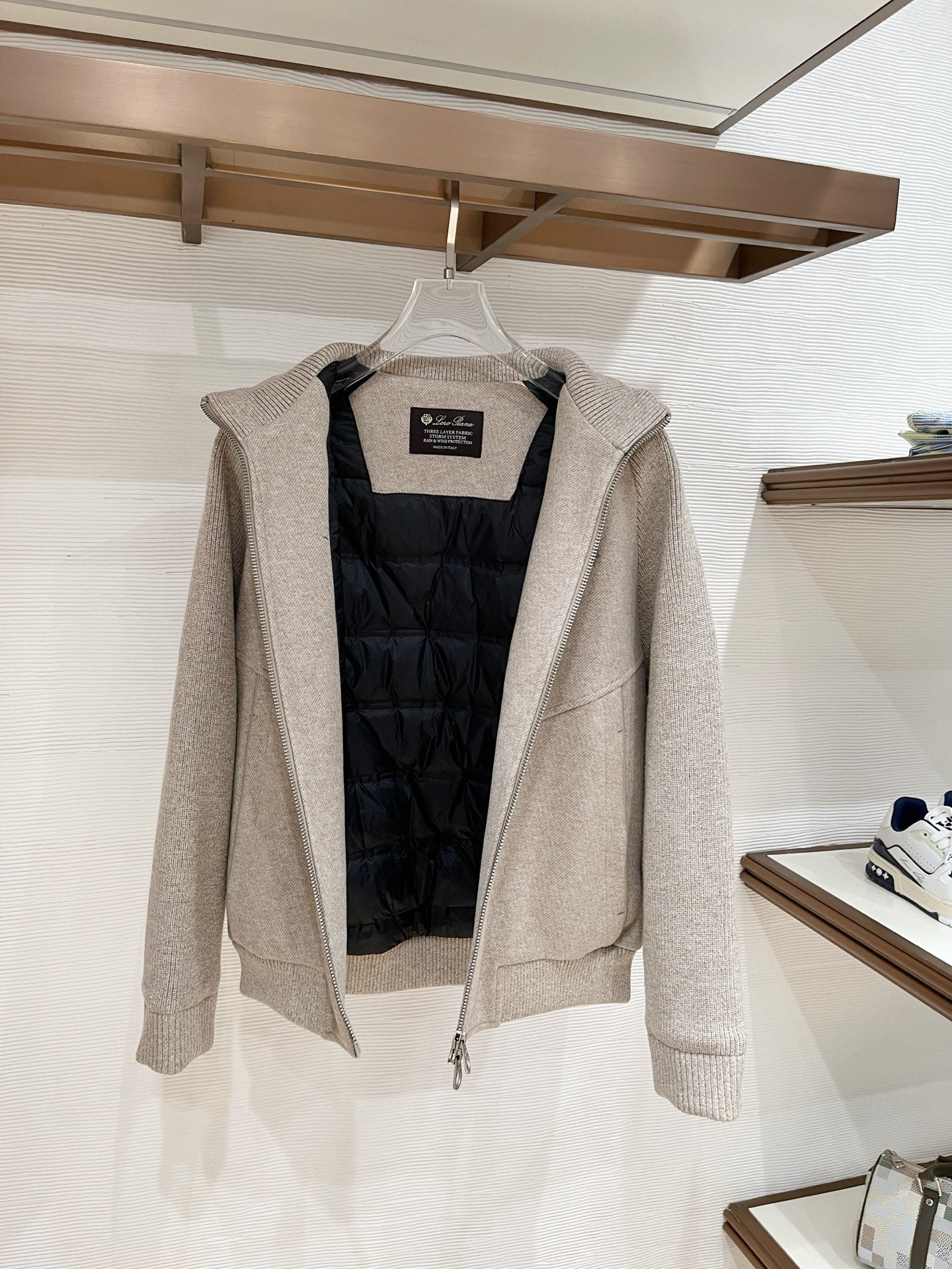 Loro Piana Knit Blend Down Jacket – 25FW