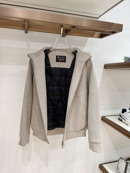Loro Piana Knit Blend Down Jacket – 25FW