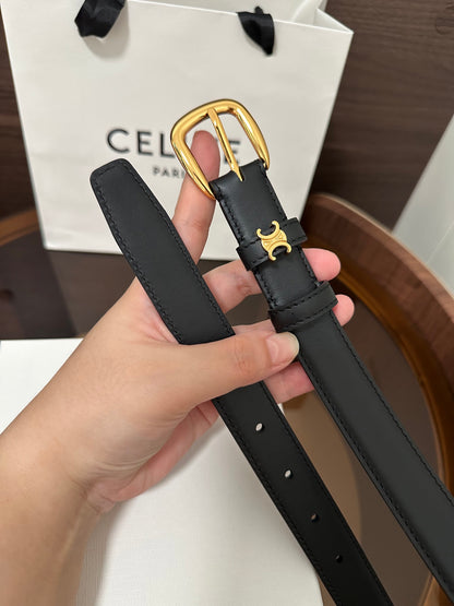 Celine Vivienne Taurillon 25mm Belt
