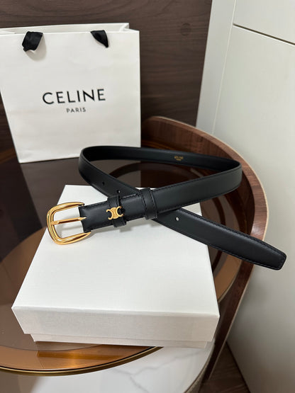 Celine Vivienne Taurillon 25mm Belt