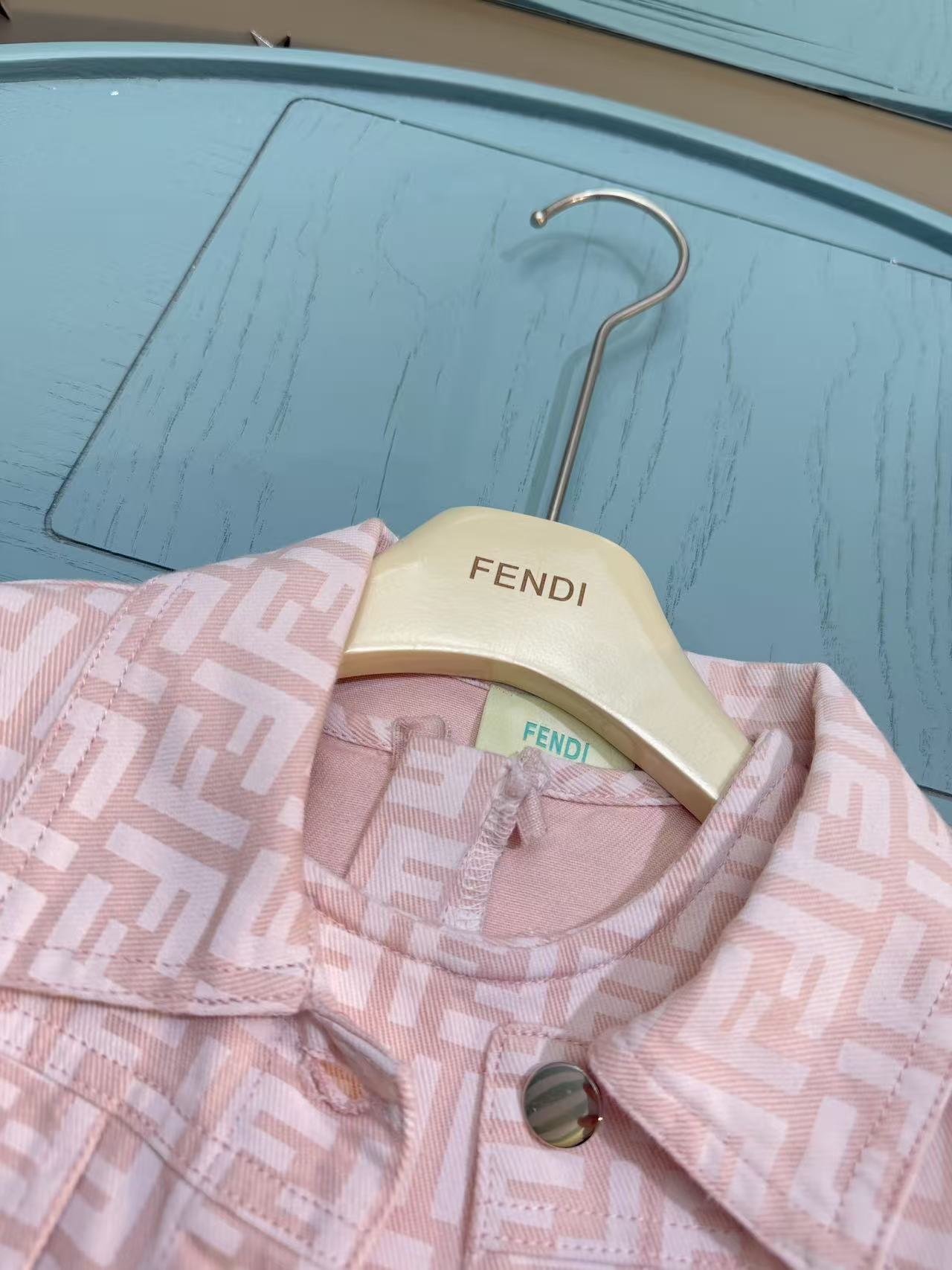 Fendi Kids Two-Piece Set (Jacket & Dress) – 2025SS