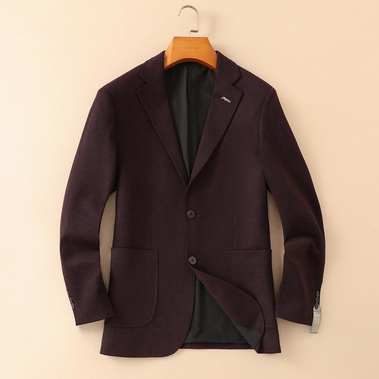 Zegna Men's Wool Houndstooth Blazer – 2025FW