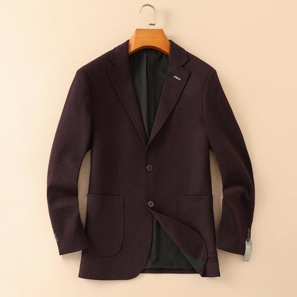 Zegna Men's Wool Houndstooth Blazer – 2025FW