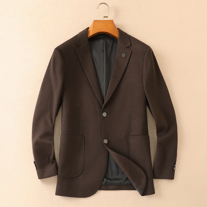 Zegna Men's Wool Houndstooth Blazer – 2025FW