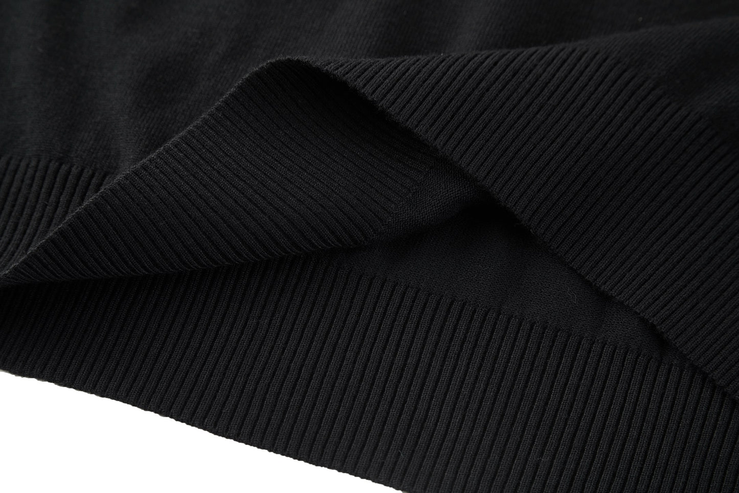 Fendi Knitted Long Sleeve Polo Shirt with Micro FF Detail