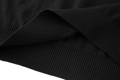 Fendi Knitted Long Sleeve Polo Shirt with Micro FF Detail