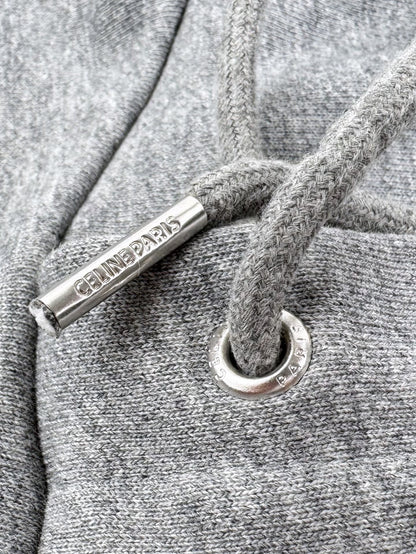 Celine Flocked Hooded Sweatshirt