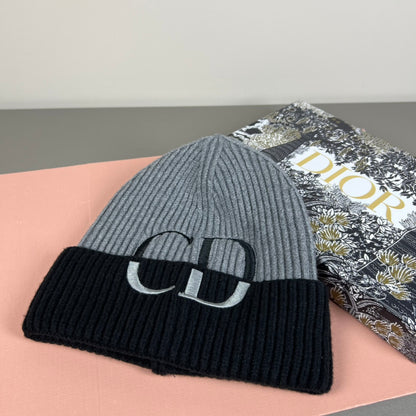 Dior Wool Cashmere Double Layer Beanie