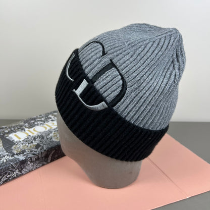 Dior Wool Cashmere Double Layer Beanie
