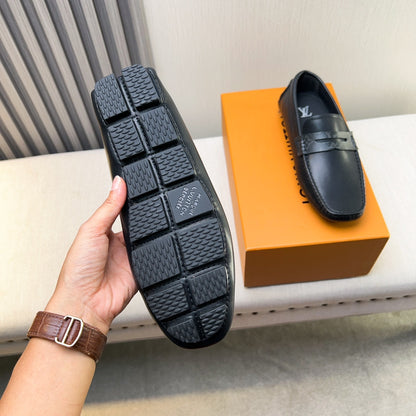 Louis Vuitton Pebbled Leather Driving Shoes