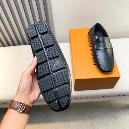 Louis Vuitton Pebbled Leather Driving Shoes