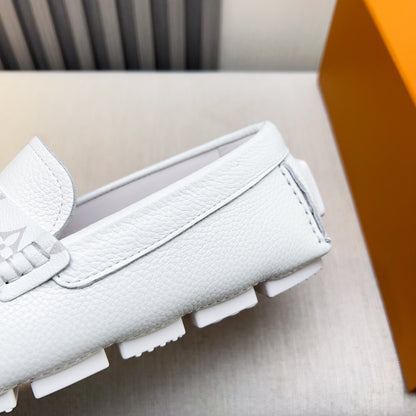 Louis Vuitton Pebbled Leather Driving Shoes