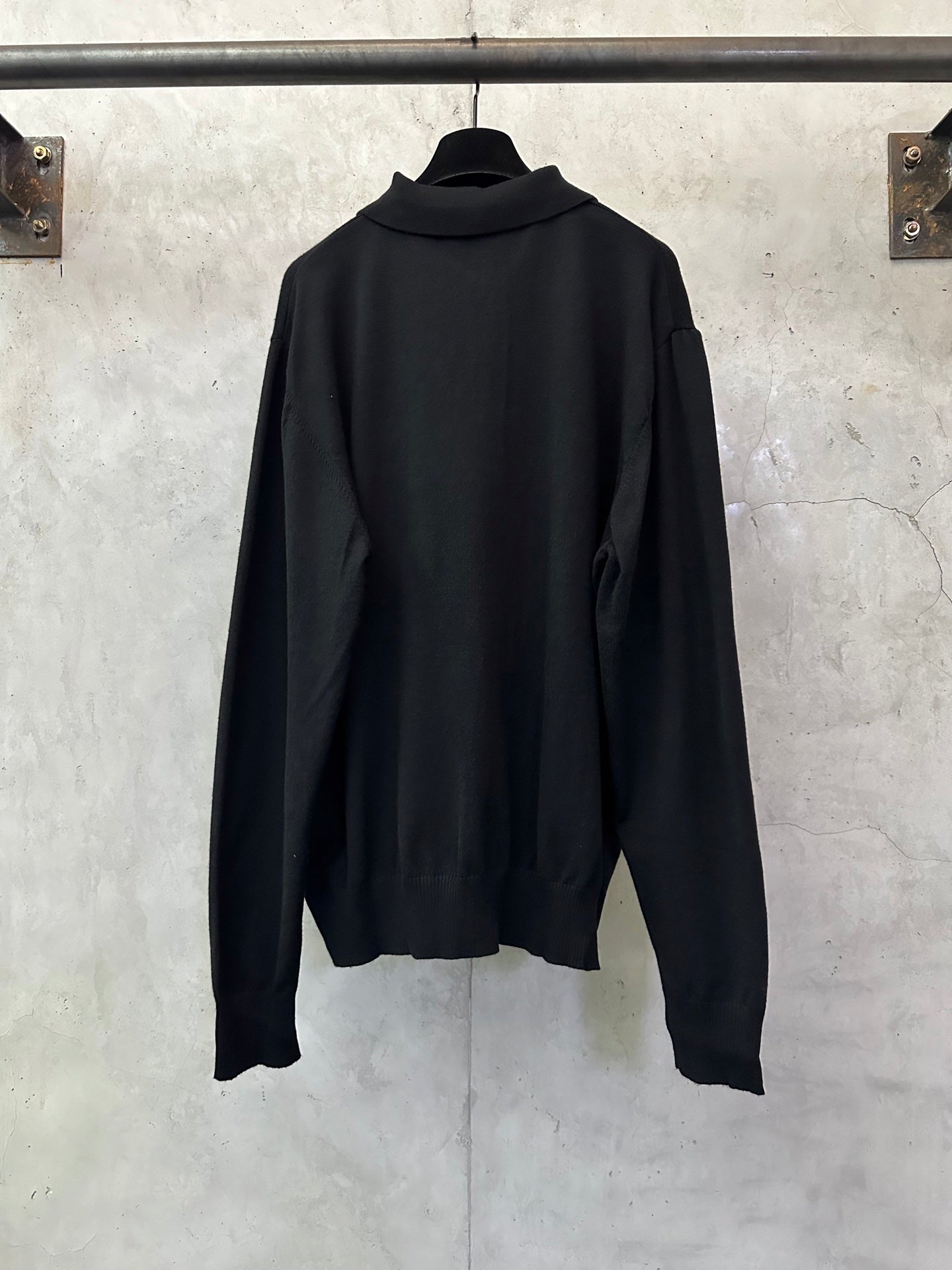 Fendi Double F Logo Knitted Polo Shirt