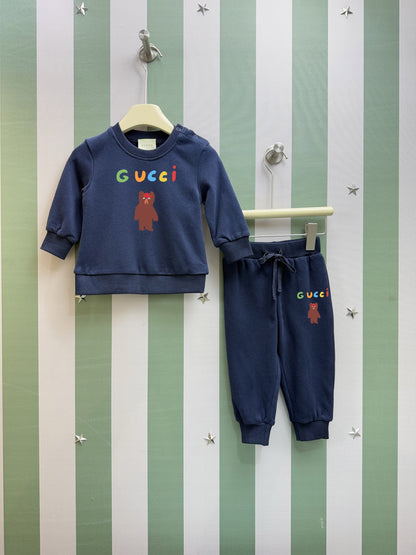 Gucci Kids Baby Sweatshirt and Pants Set – 2025SS