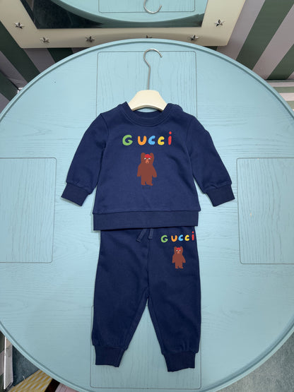 Gucci Kids Baby Sweatshirt and Pants Set – 2025SS