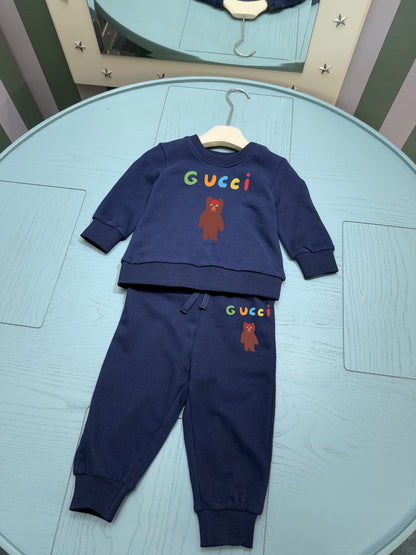 Gucci Kids Baby Sweatshirt and Pants Set – 2025SS