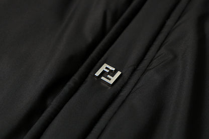 Fendi Collared Gabardine Jacket