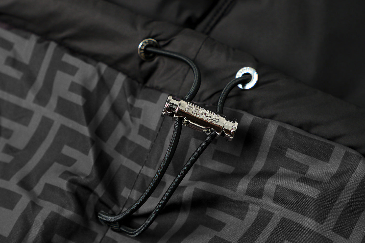Fendi Collared Gabardine Jacket