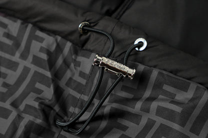 Fendi Collared Gabardine Jacket