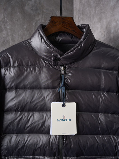 Moncler Men's Wool Knit Down Cardigan