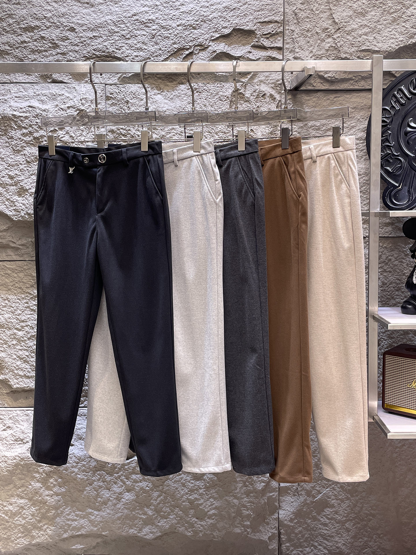 Louis Vuitton Wool Blend Dress Trousers – Autumn/Winter Collection