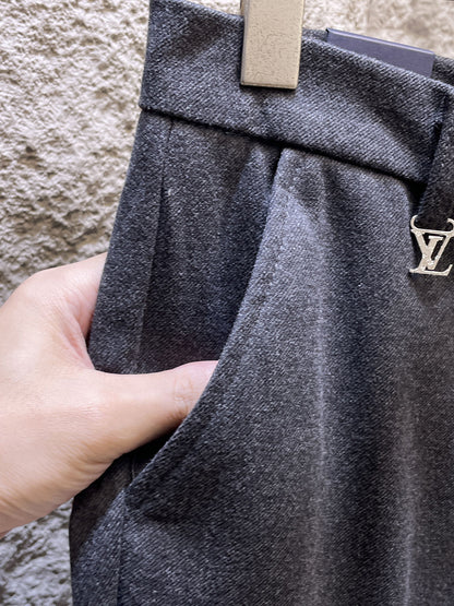 Louis Vuitton Wool Blend Dress Trousers – Autumn/Winter Collection