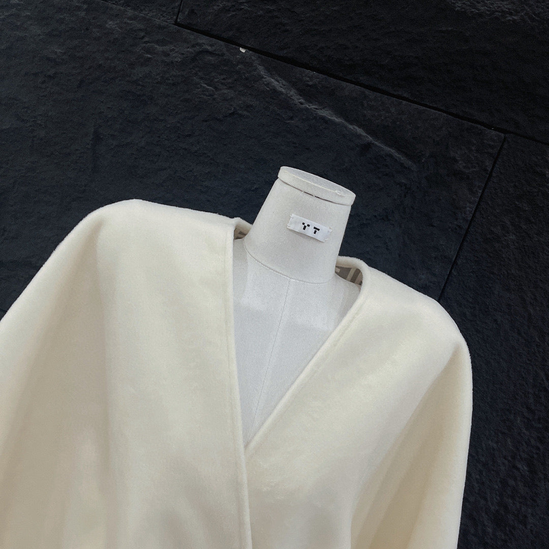 Fendi FF Logo Reversible Wool Cape
