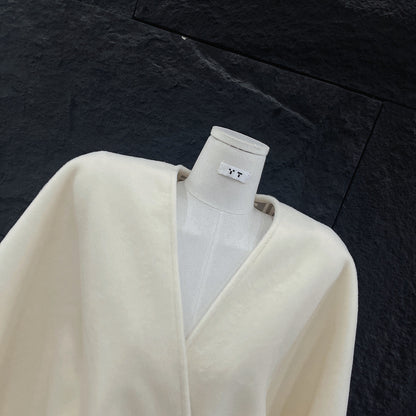 Fendi FF Logo Reversible Wool Cape