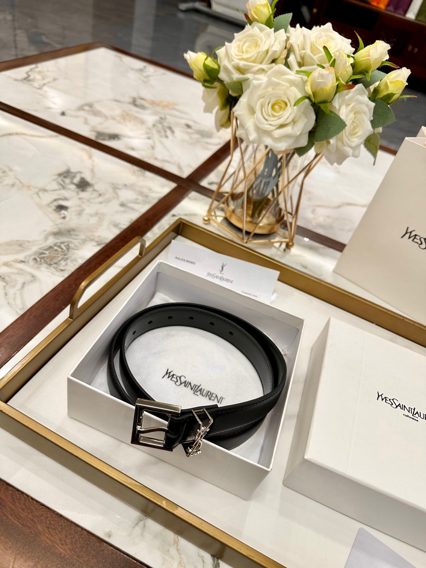 Saint Laurent Classic Leather Belt – 3.0cm