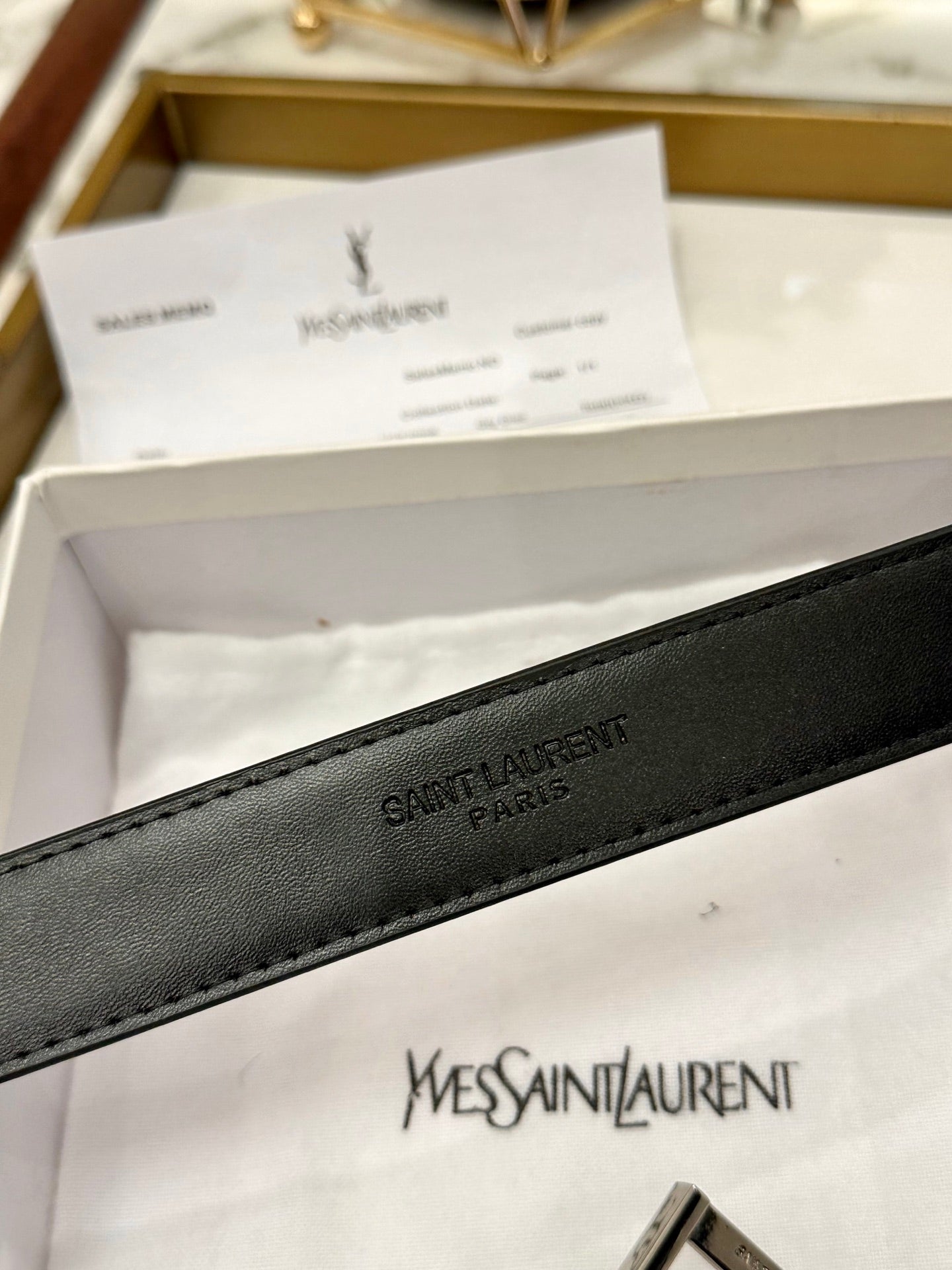 Saint Laurent Classic Leather Belt – 3.0cm