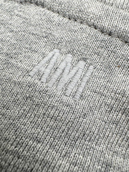 Ami Paris Heart Embroidery Zip Jacket